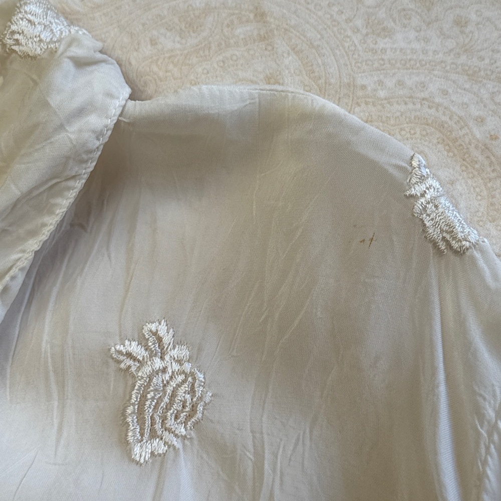 Johnny Was Embroidered Blouse size XL - Picture 14 of 14